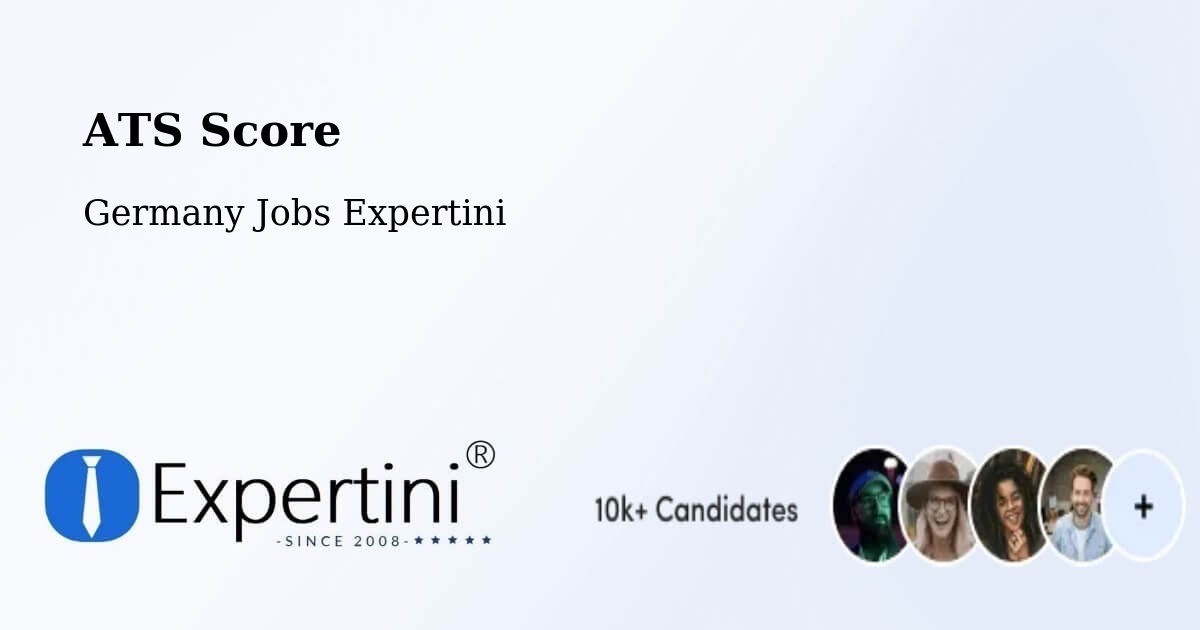 Resume ATS Score & Job Description Match Tool – Landshut - Germany Jobs Expertini